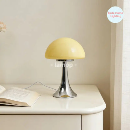 Jellyfish Dome Glass Table Lamp Coastal Modern Bedside