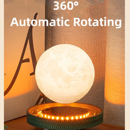 Magnetic Levitating Bulb Saturn Moon Lamp Levitating  Table Lamp