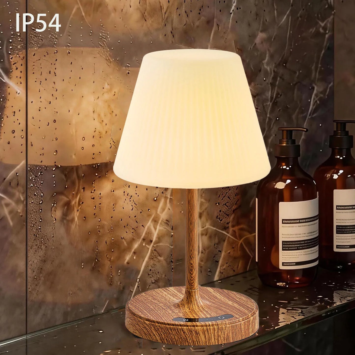 Shower Lamp Bathroom Lamp Cordless Night Lamp