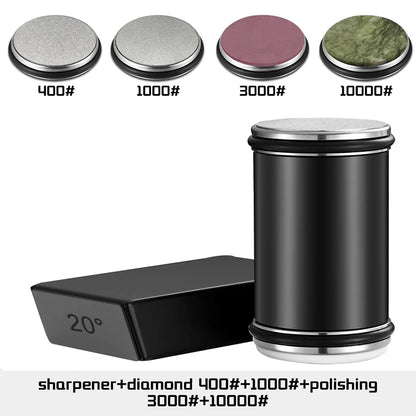 Rolling Knife Sharpener Double Sided Diamond Sharpening Stone