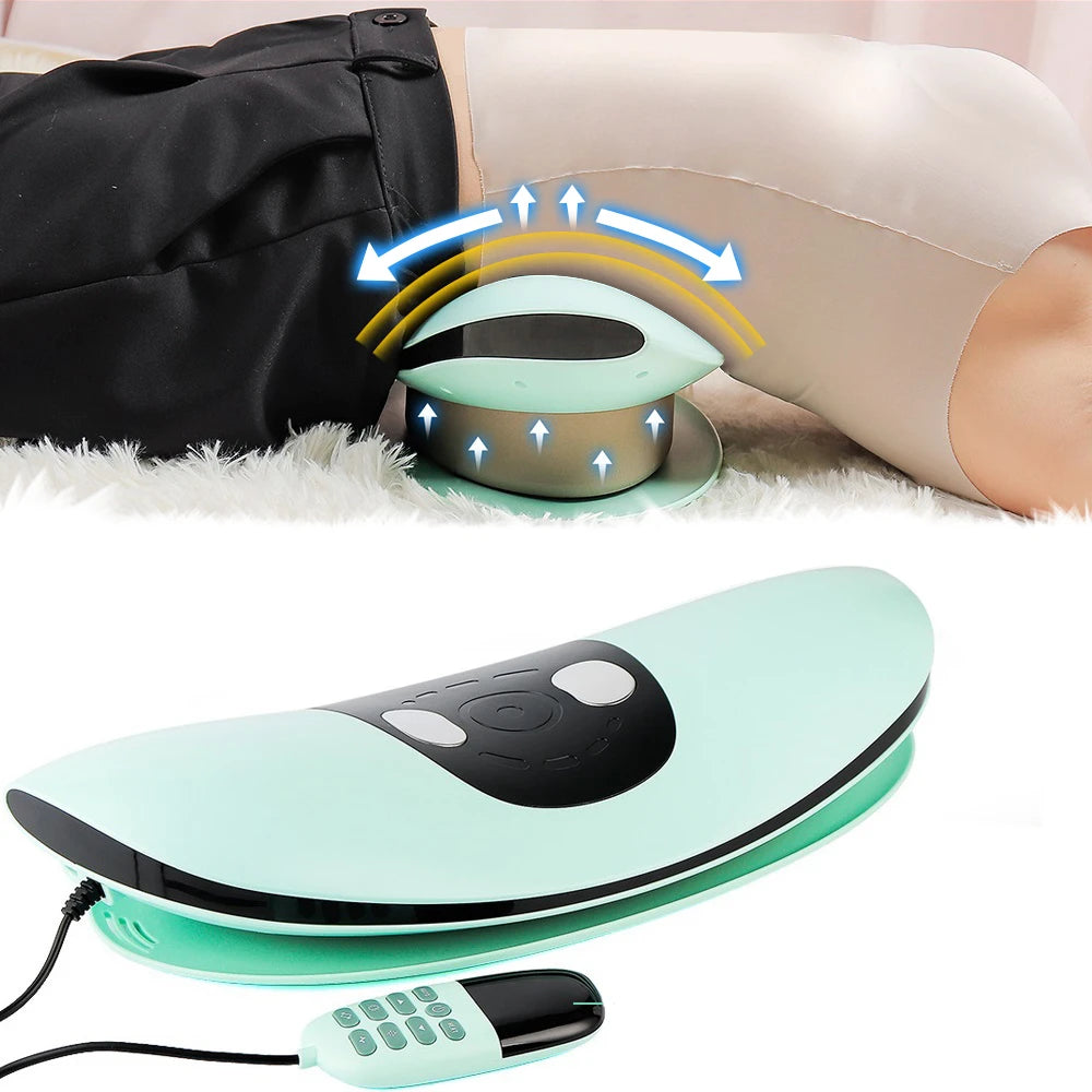 Electric Waist Traction Massager Adjustable Vibration Lumbar