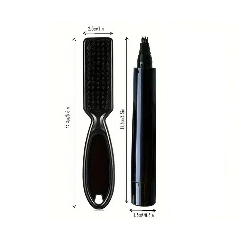 Beard Filling Pen Kit Beard Enhancer Brush Beard