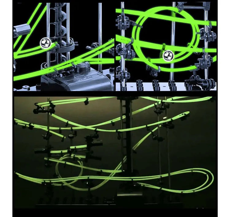 Luminous Spacerail Rollercoaster Ball Marble