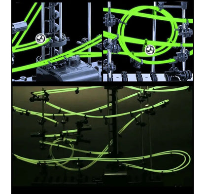 Luminous Spacerail Rollercoaster Ball Marble