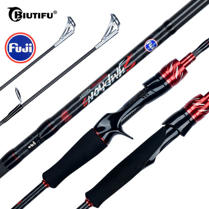 Carbon Fishing Rod for Travelers Baitcasting