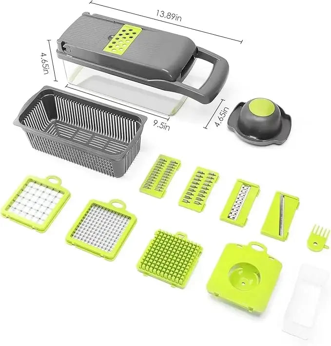 Vegetable Chopper Dicer Set Effortless Onion Tomato Cutter