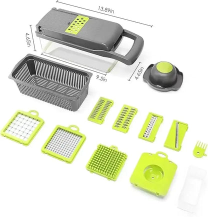 Vegetable Chopper Dicer Set Effortless Onion Tomato Cutter