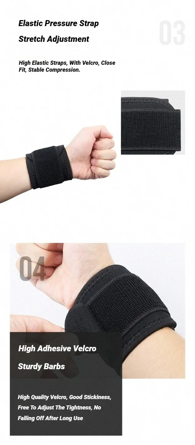Wrist Support Straps Adjustable Strength Bandage Fitness