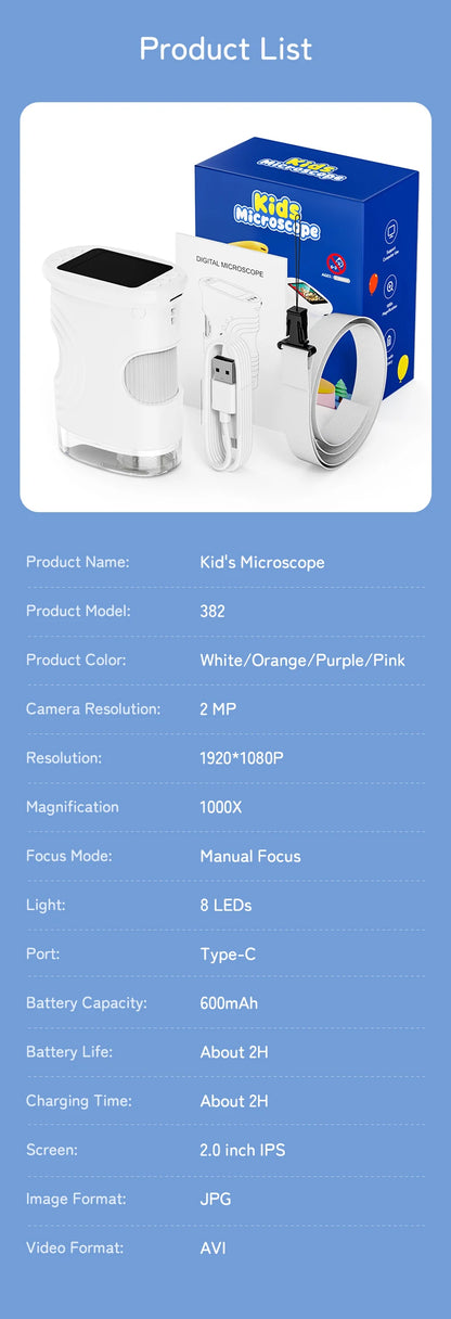 Handheld Microscope Mini Pocket Digital Microscopes
