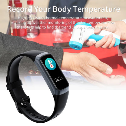 LIGE Amoled Smart Watch Smartwatch Band Women Heart Rate