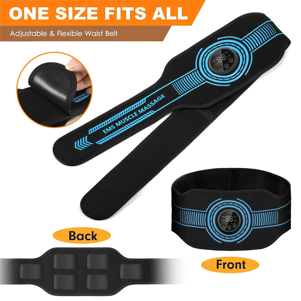Intelligent EMS Belt Massage Set Full Body Muscle Stimulation