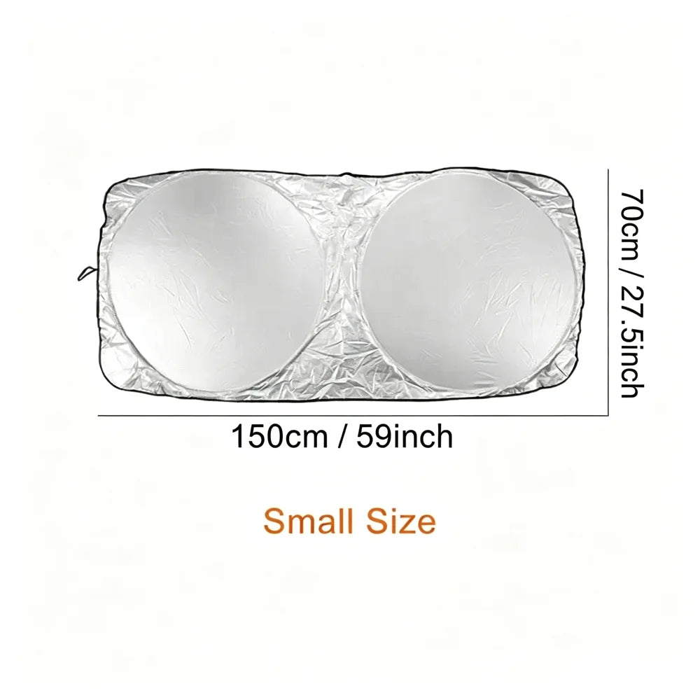 Car Windshield Sun Shade Foldable Aluminum Foil Sun Visor