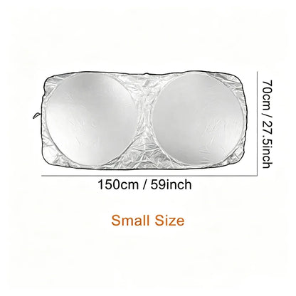 Car Windshield Sun Shade Foldable Aluminum Foil Sun Visor
