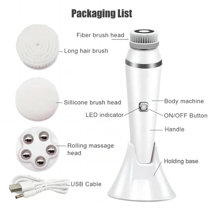 Waterproof IPX7 Electric Facial Cleansing Brush