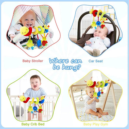 Cute Activity Musical Spiral Crib Stroller Car Seat Travel