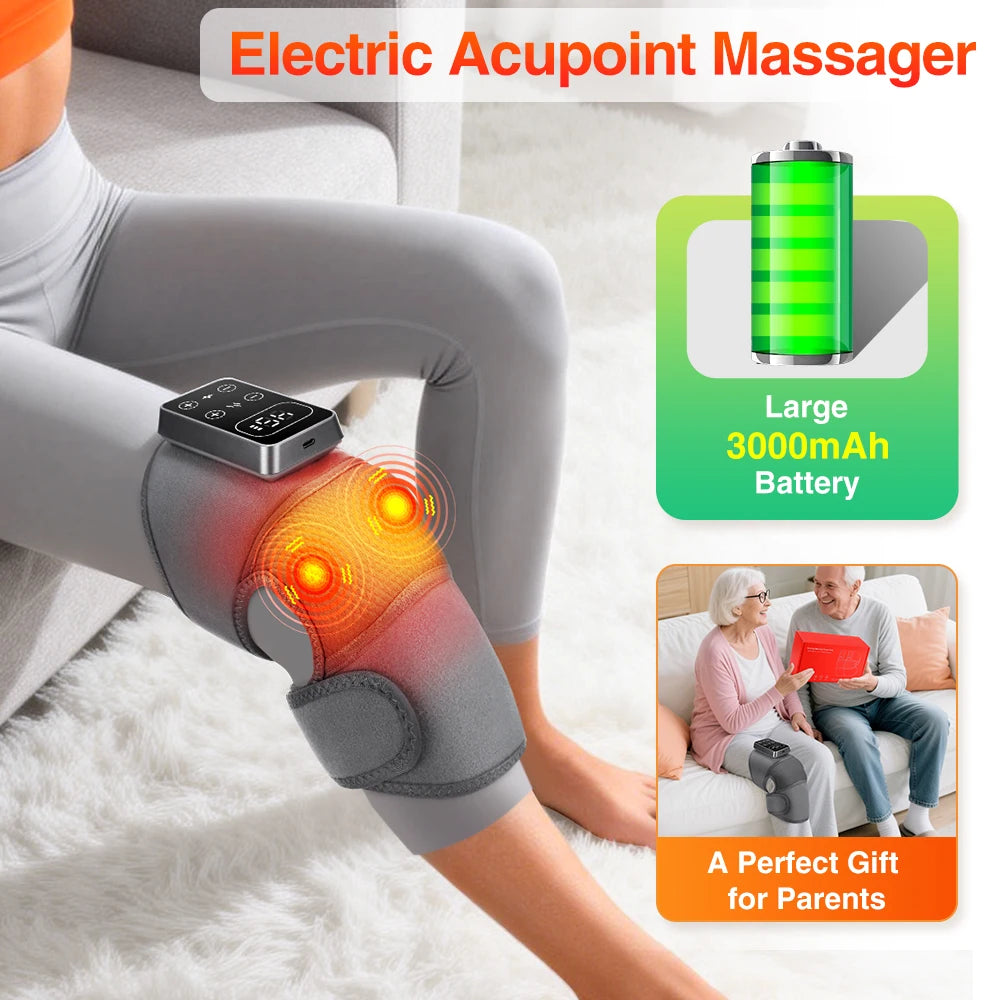 3-in-1 Heated Vibration Knee Massager