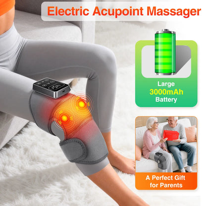 3-in-1 Heated Vibration Knee Massager