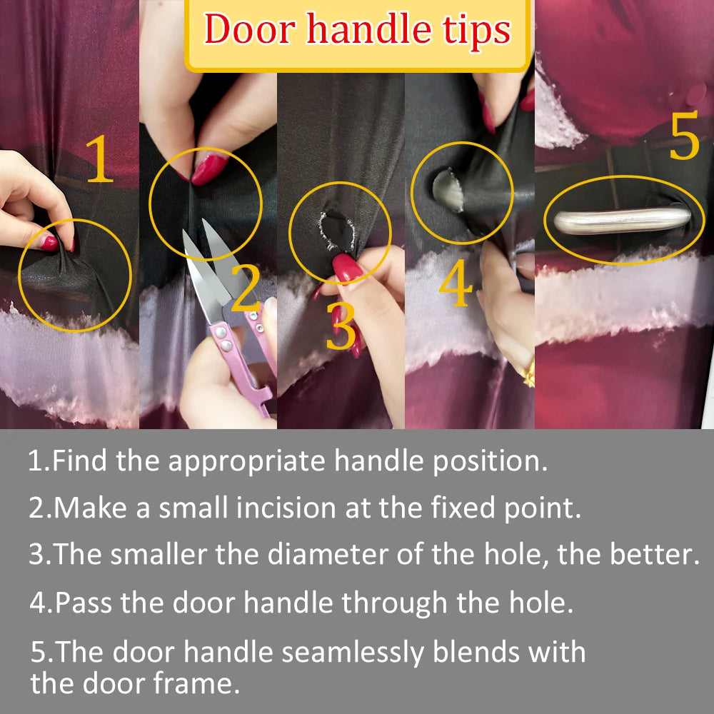 Universal Door Cover for Halloween Room Doors