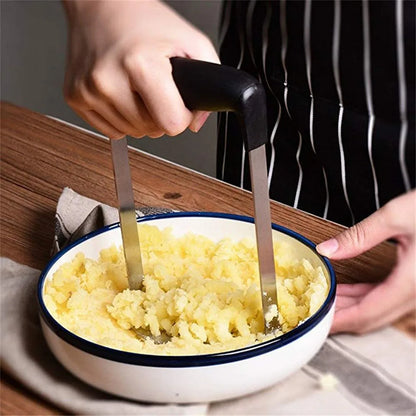 Stainless Steel Potato Pusher Pressed Potato Masher