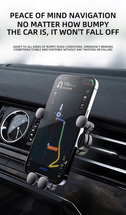 Gravity Car Phone Holder for 4.7-7 inch Mobile Phone Car Air Vent