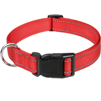 Pet Dog Collar Nylon Reflective Neck Collar