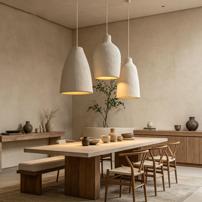 Wabi Sabi Ceiling Pendant Light Nordic LED Chandelier for Living Dining Room