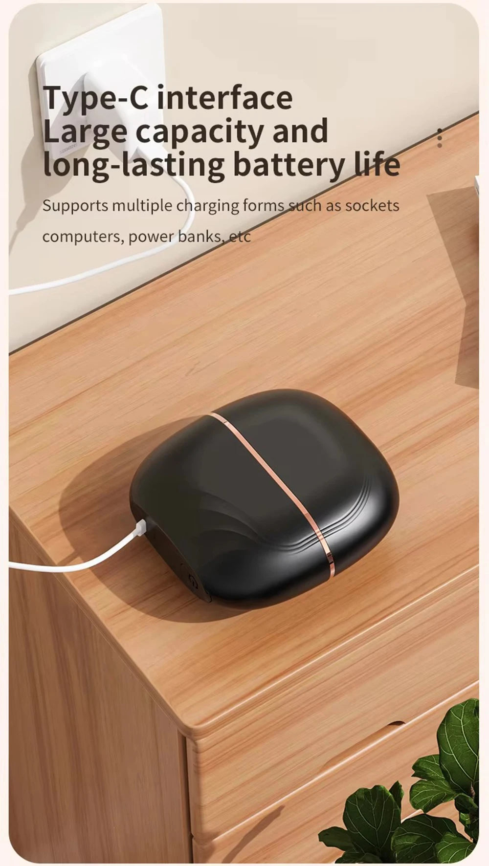 Wireless Hair Straightener Brush 2 in 1, Cordless Straightening