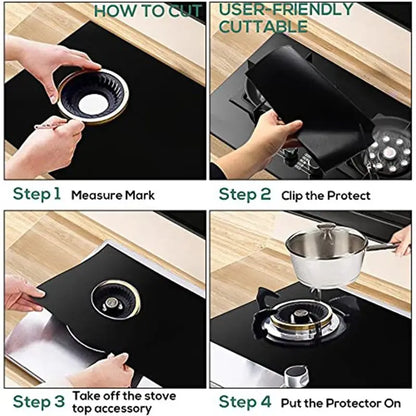 Stove Burner Covers-Gas Stove Top Burner Protector