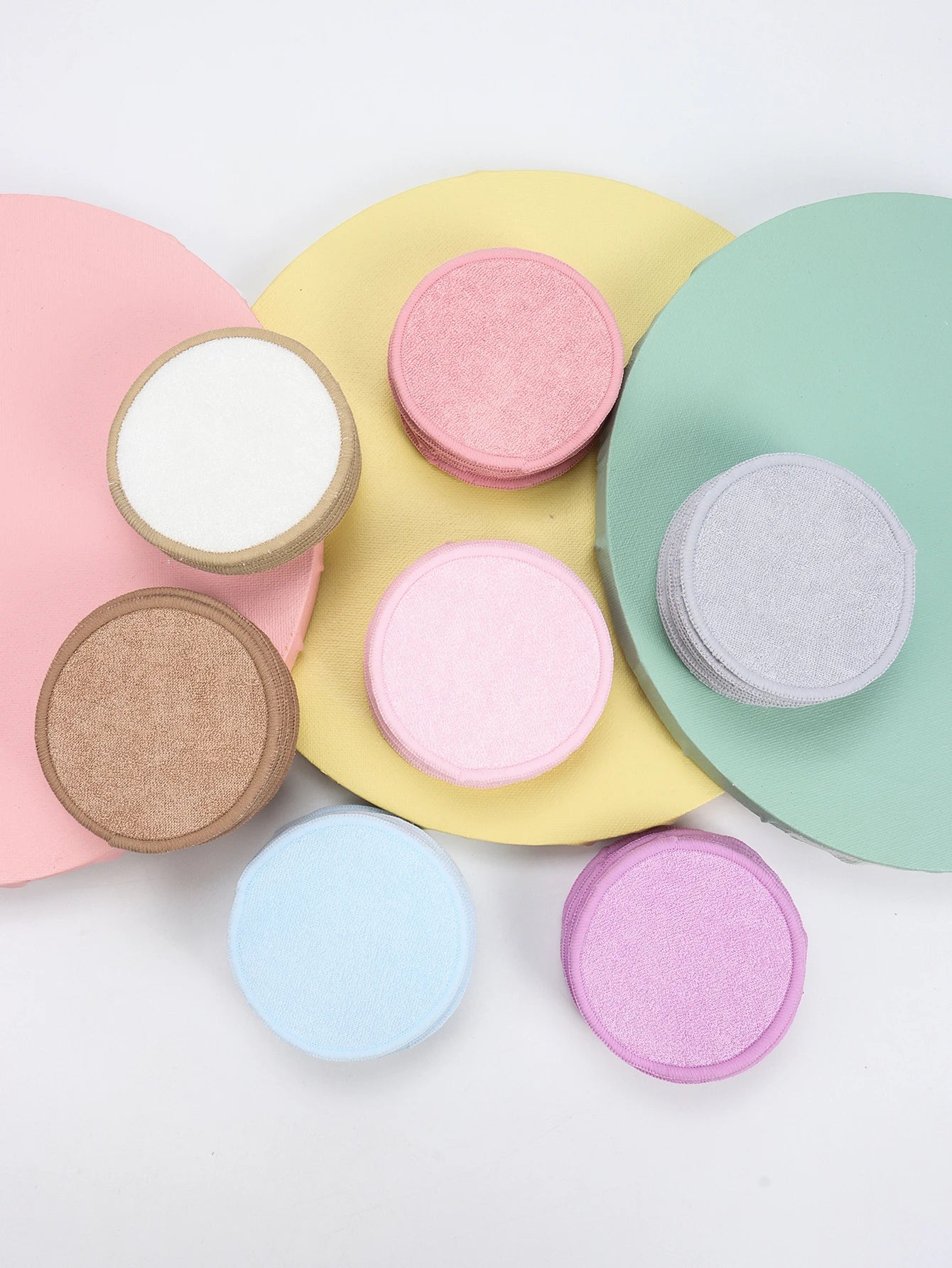 10Pcs Makeup Remover Pads Can Be Soaked in Water