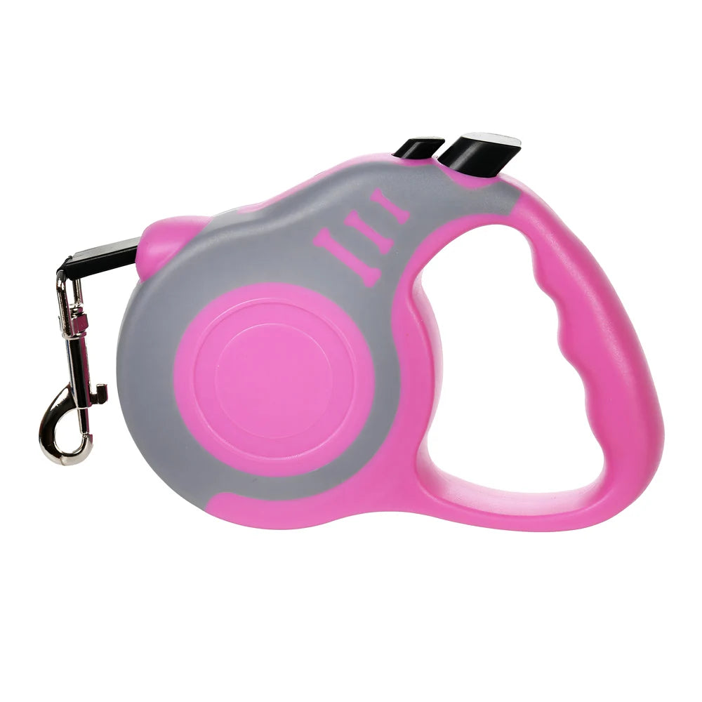 Retractable Pet Dog Leash Dogs Hiking Walking Traction Rope