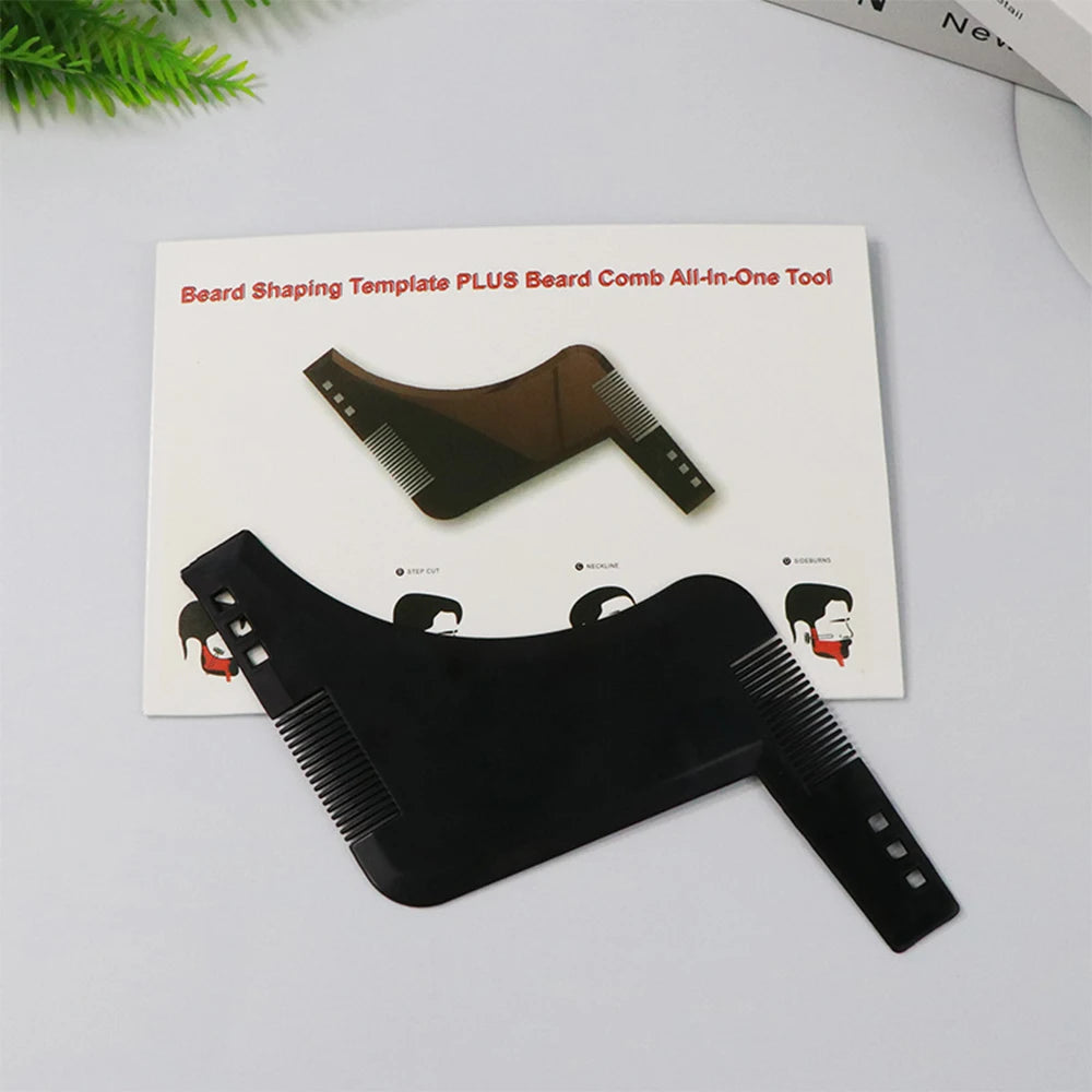 Men Beard Comb Beard Care Template Beard Brush