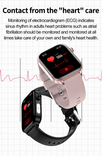 New AI Diagnosis Blood Lipids Body composition Test Smart Watch