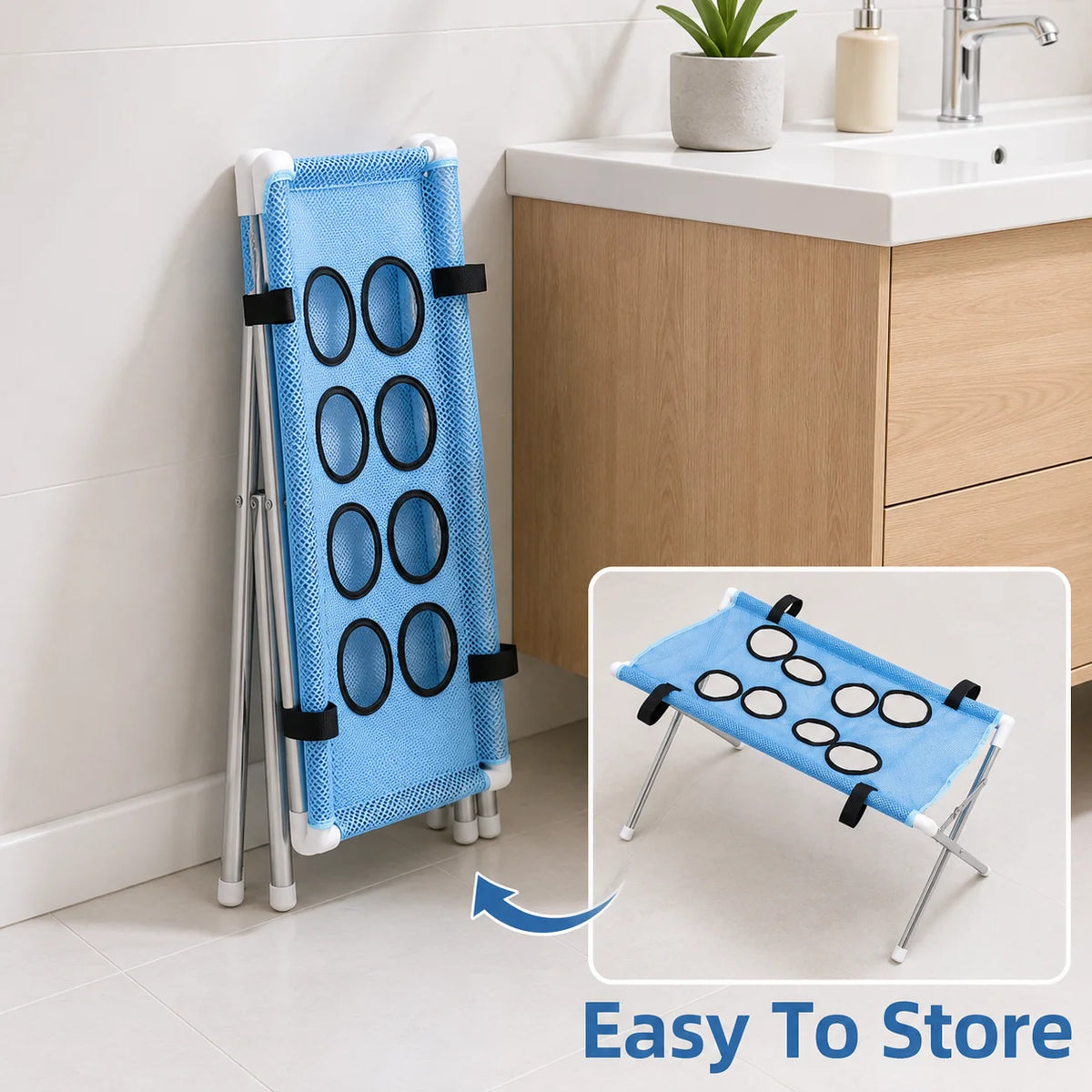 Pet Bathing Hammock Stand Foldable Dog Cat Grooming