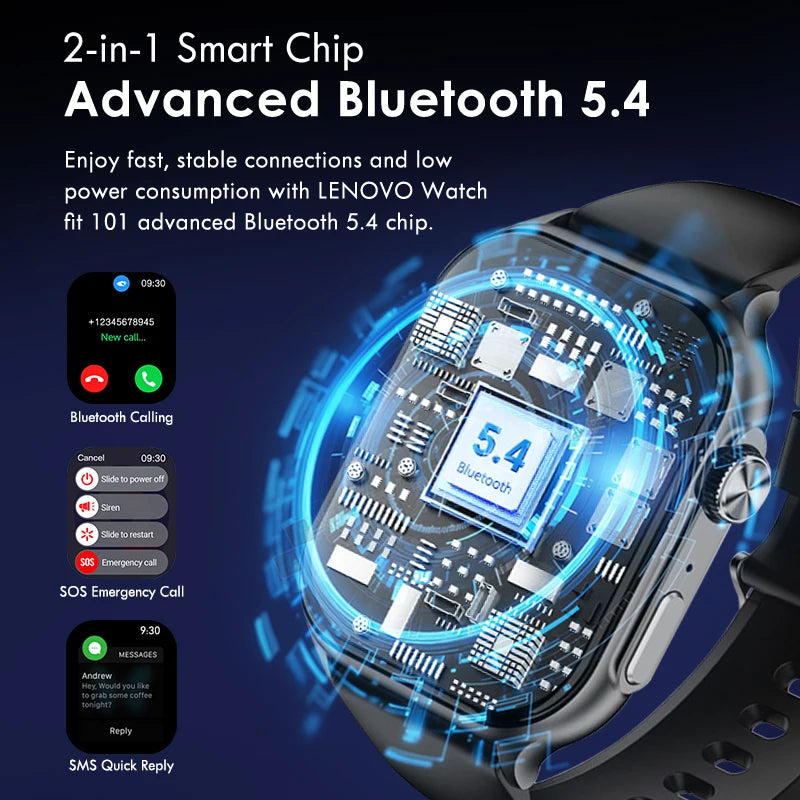 Original Lenovo Smart Watches Sports Fitness Watch Heart Rate