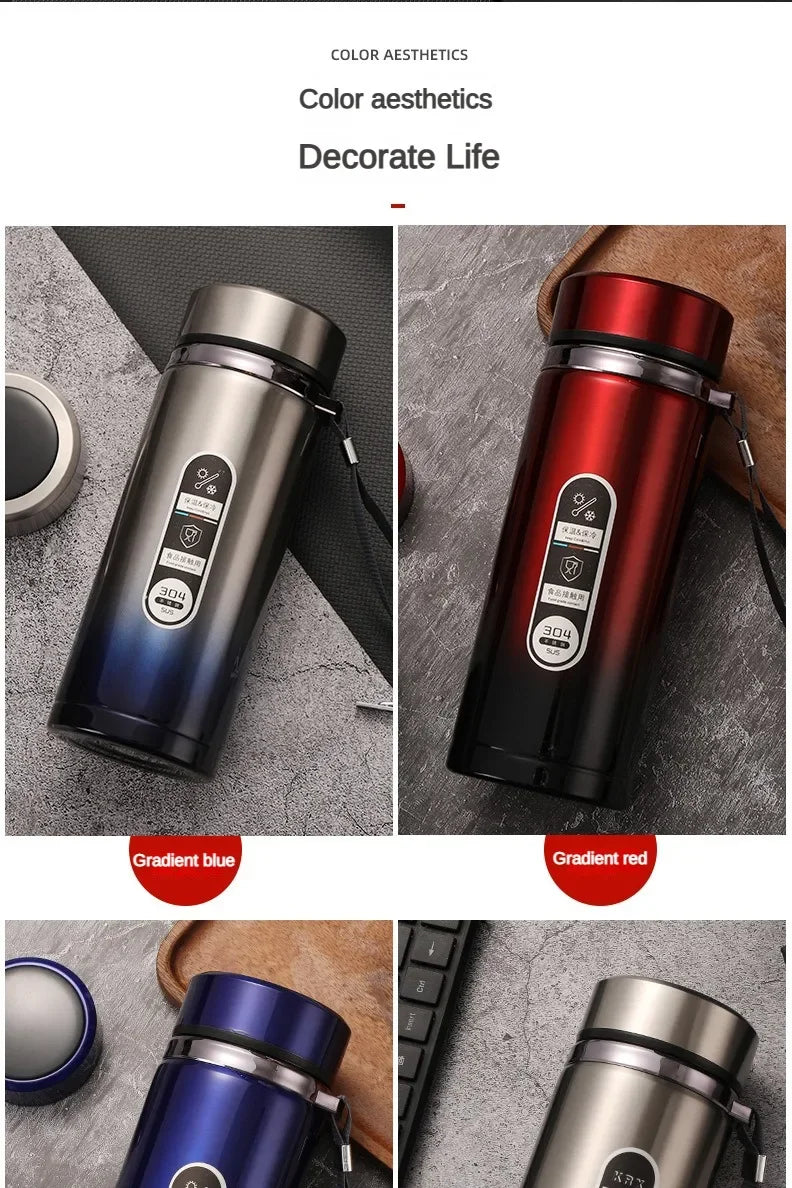 Stainless Steel Thermos Bottle with LED Temperature Bottle