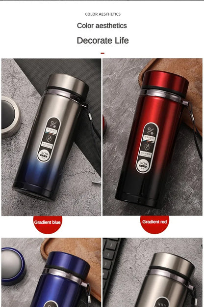 Stainless Steel Thermos Bottle with LED Temperature Bottle