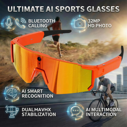 New AI smart shooting&recording glasses with 800W camera