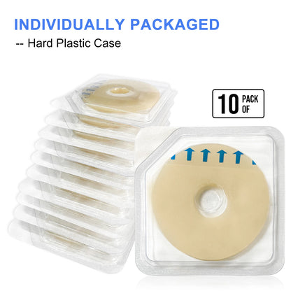 10PCS Ostomy Barrier Rings-Outer Diameter: