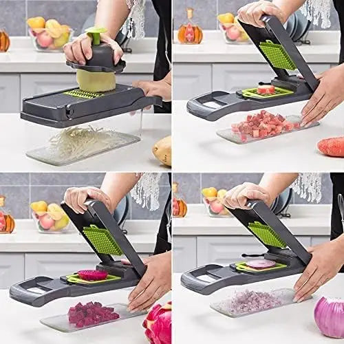Vegetable Chopper Dicer Set Effortless Onion Tomato Cutter