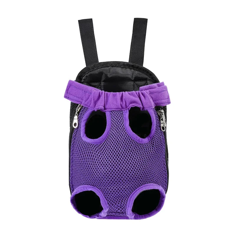 Adjustable Cat Carrier Bag Pet Double Shoulder Backpack