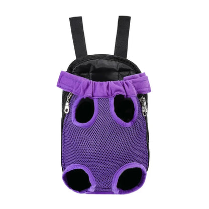 Adjustable Cat Carrier Bag Pet Double Shoulder Backpack
