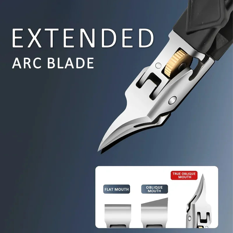 Nail clippers, ultra-sharp slanted nail clippers