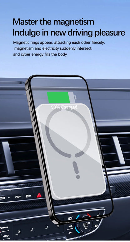 Magnetic Wireless Car Charger Air Outlet Phone Holder