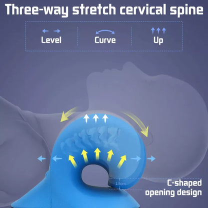Neck And Shoulder Relaxer Cervical Chiropractic Traction Device