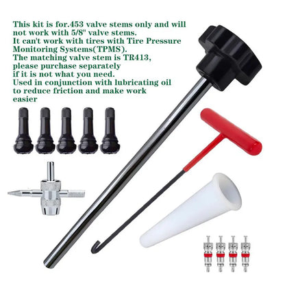 Quick Change Tire Valve Tool Kit Valve Stem Tire Valve Stem