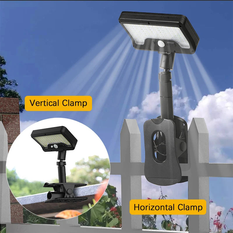 92 LED Solar Clip-on Motion Sensor Lights, LED Street Light