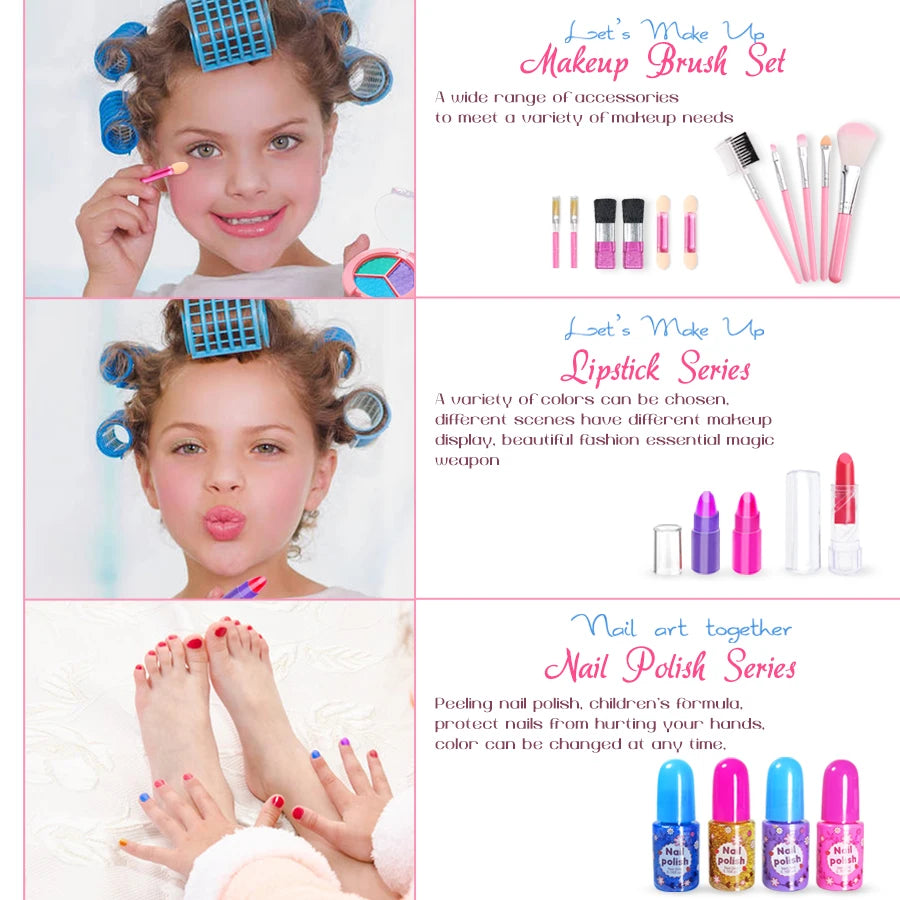 Kids Washable Makeup Girl Toys - Kids Makeup Kit