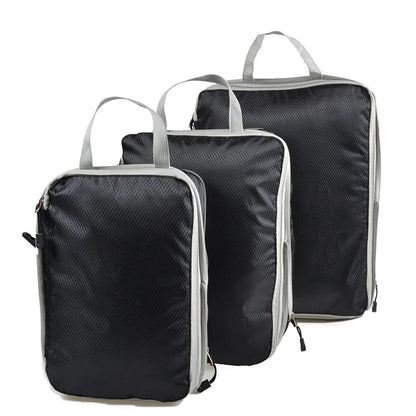 Travel Compression Packing Cubes Suitcase  Organizer Set