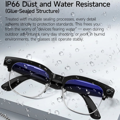 New Upgrade Smart Glasses With Camera Video Recording
