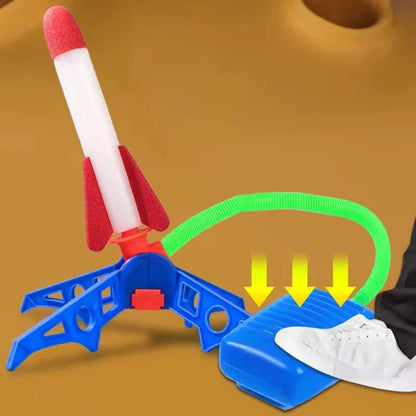 Kids Outdoor Rocket Foot Pump Outdoor Air Pressing Soaring